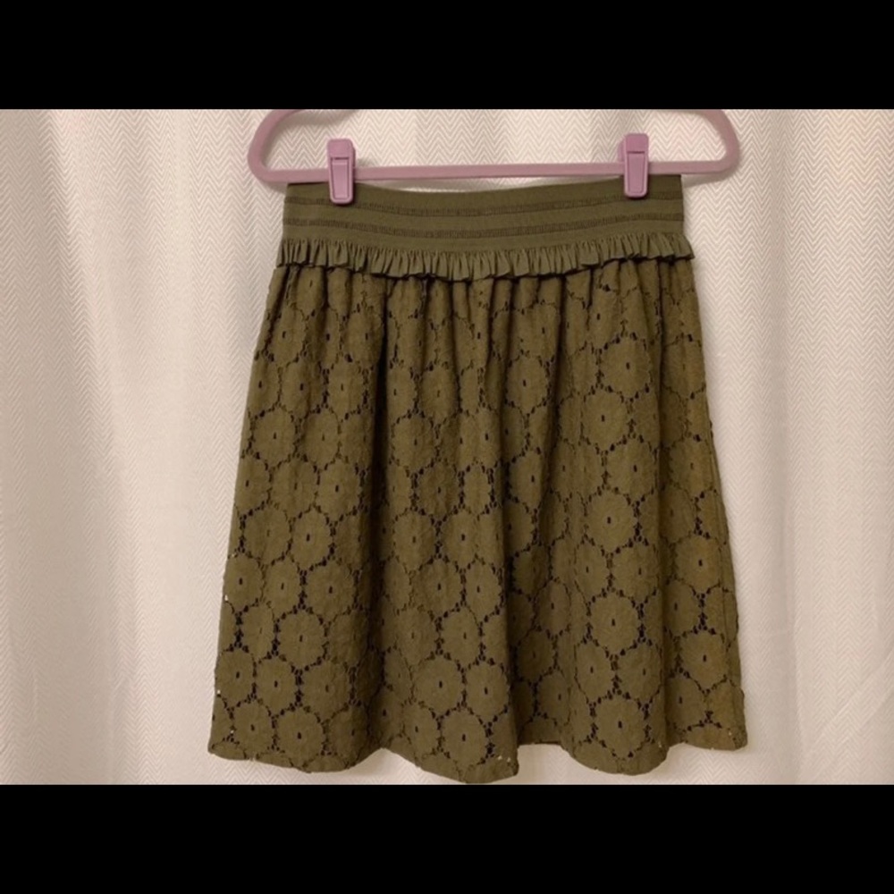 Isaac Mizrahi Live lace skirt